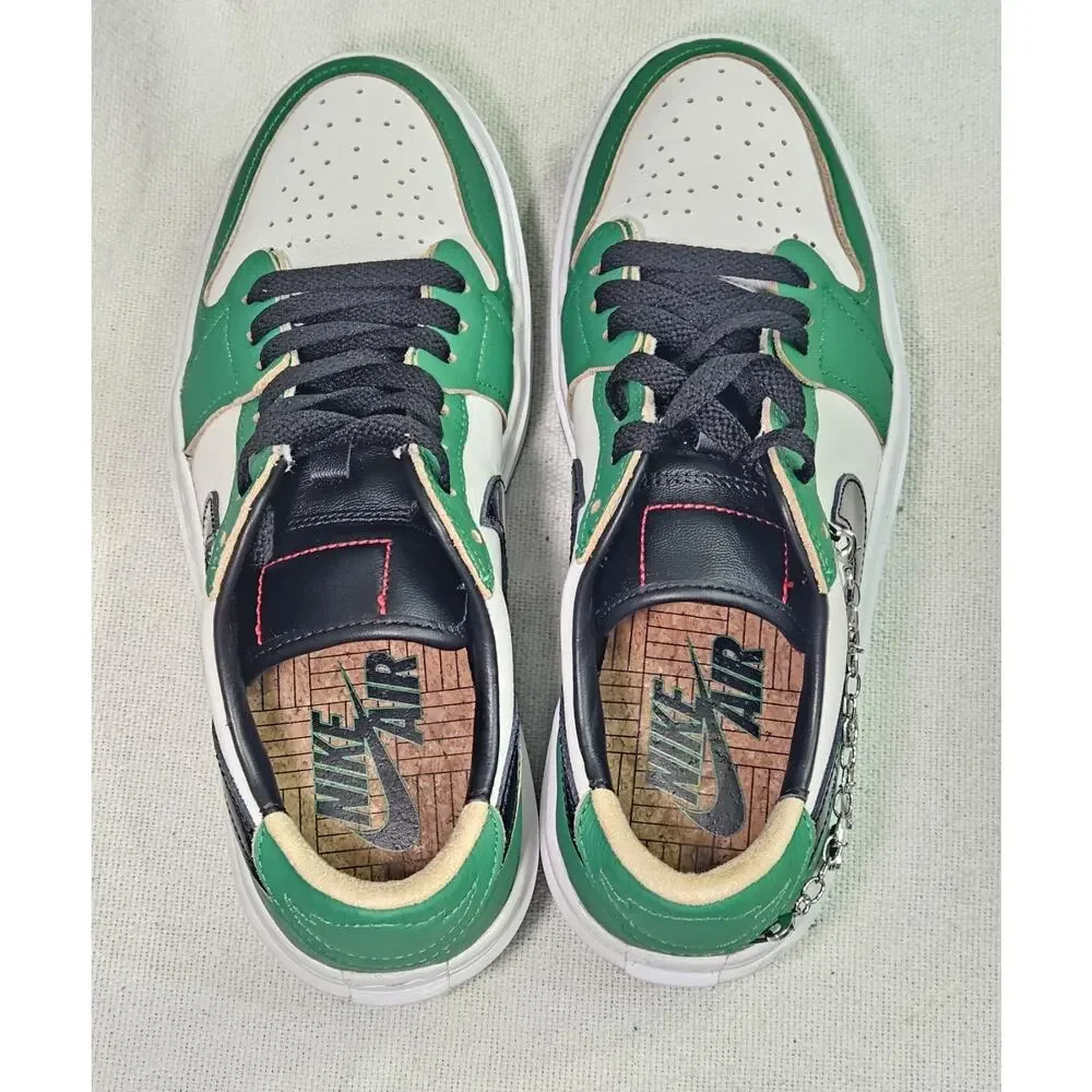 Nike Air Jordan 1 Elevate Low SE Lucky Green Women’s Size 8 Custom DQ8394-301